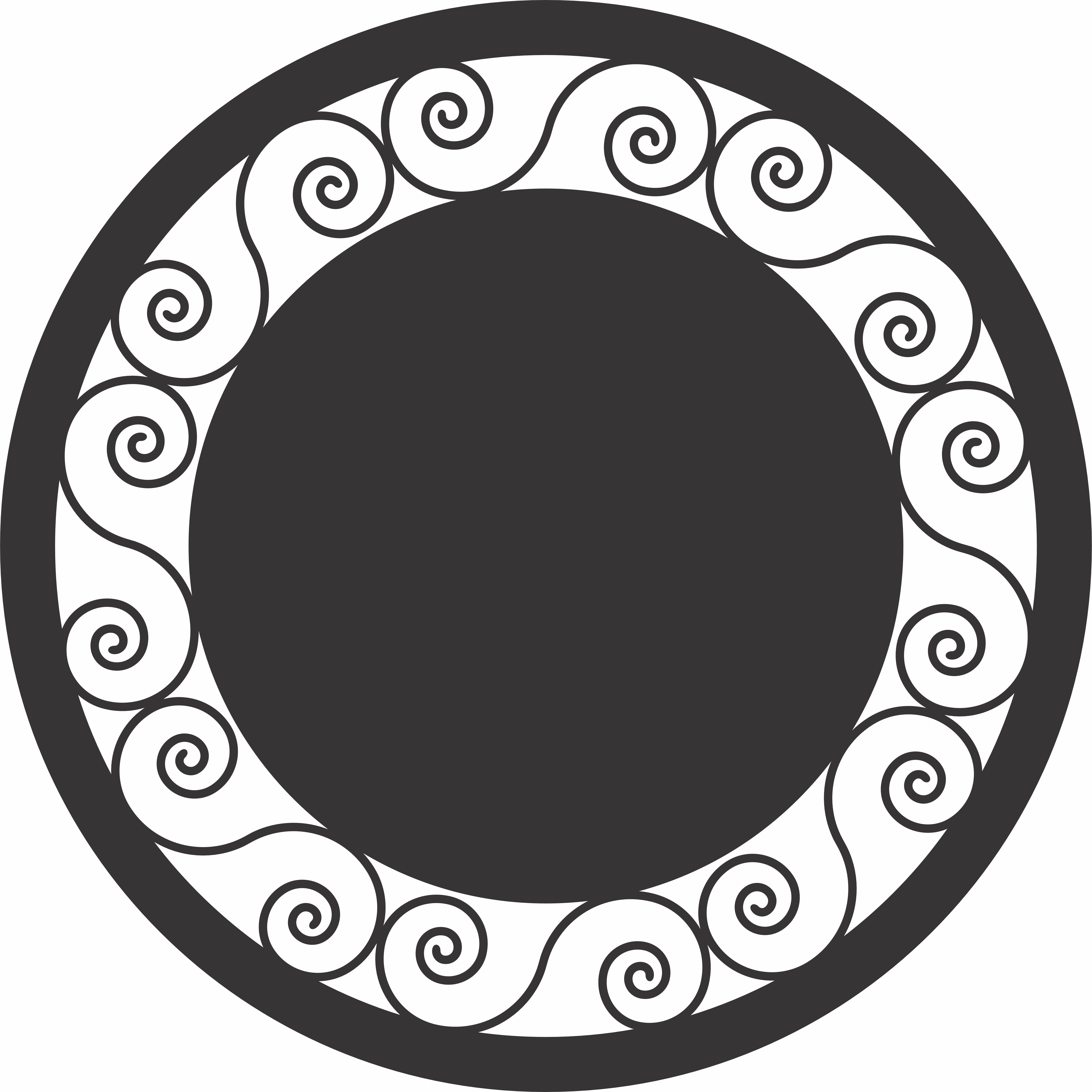 imagem do arquivo vetor para download Vetor de mandala