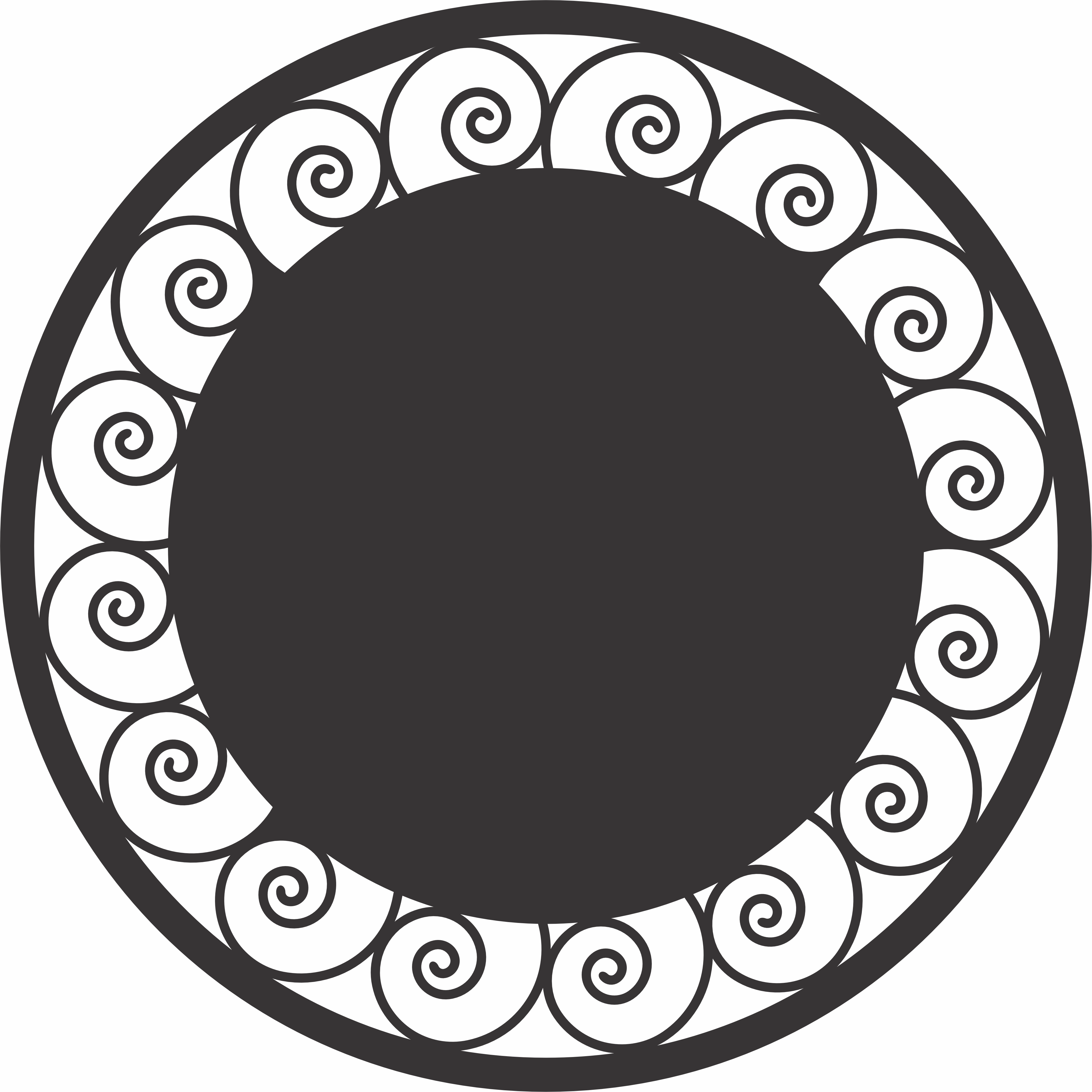 imagem do arquivo vetor para download Vetor de mandala