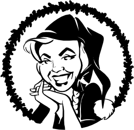 imagem do arquivo vetor para download Vetor de mulher do natal