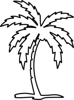 imagem do arquivo vetor para download Vetor de palmeira