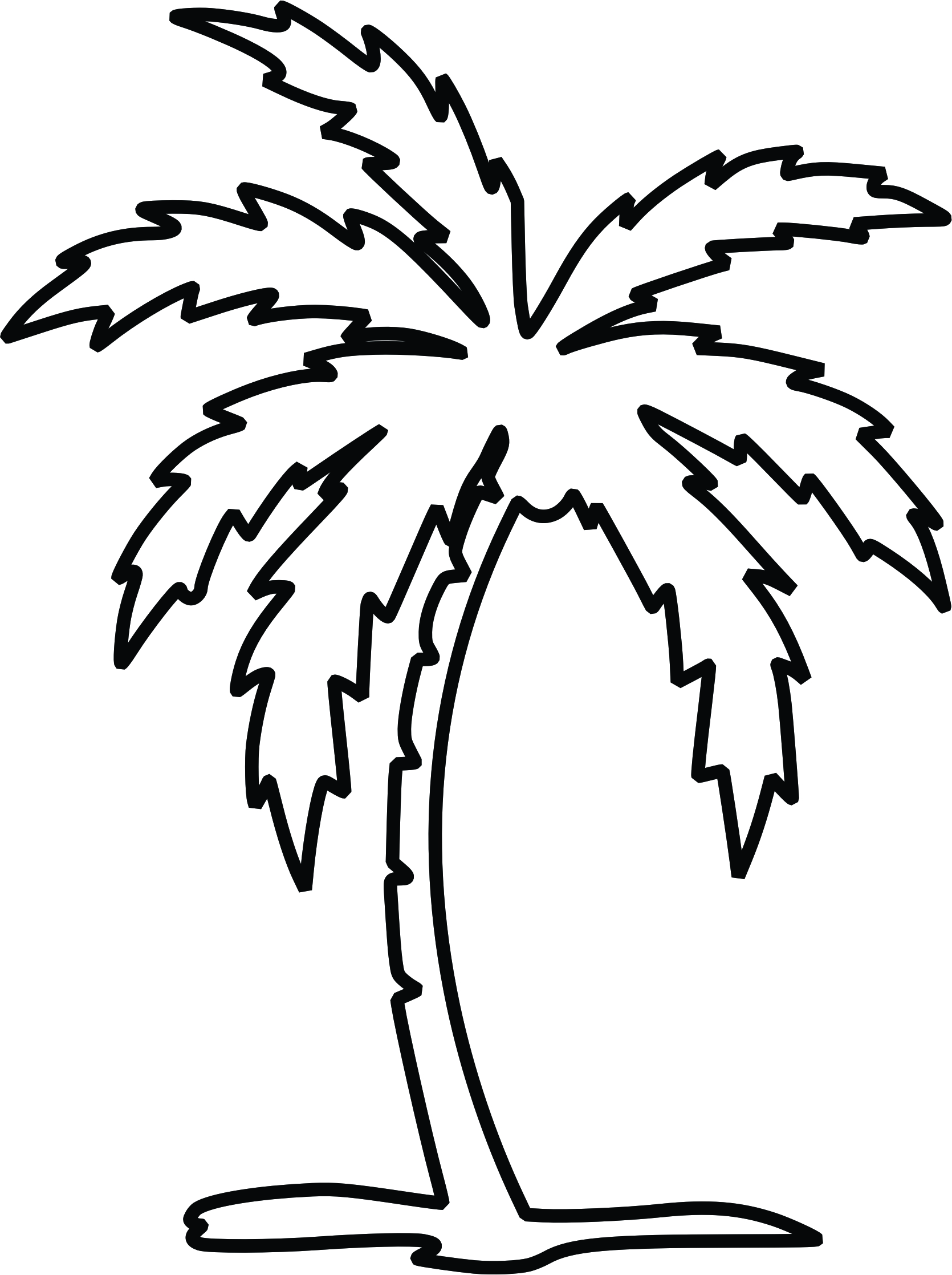 imagem do arquivo vetor para download Vetor de palmeira 