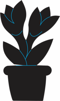 imagem do arquivo vetor para download Vetor de vaso de flor 