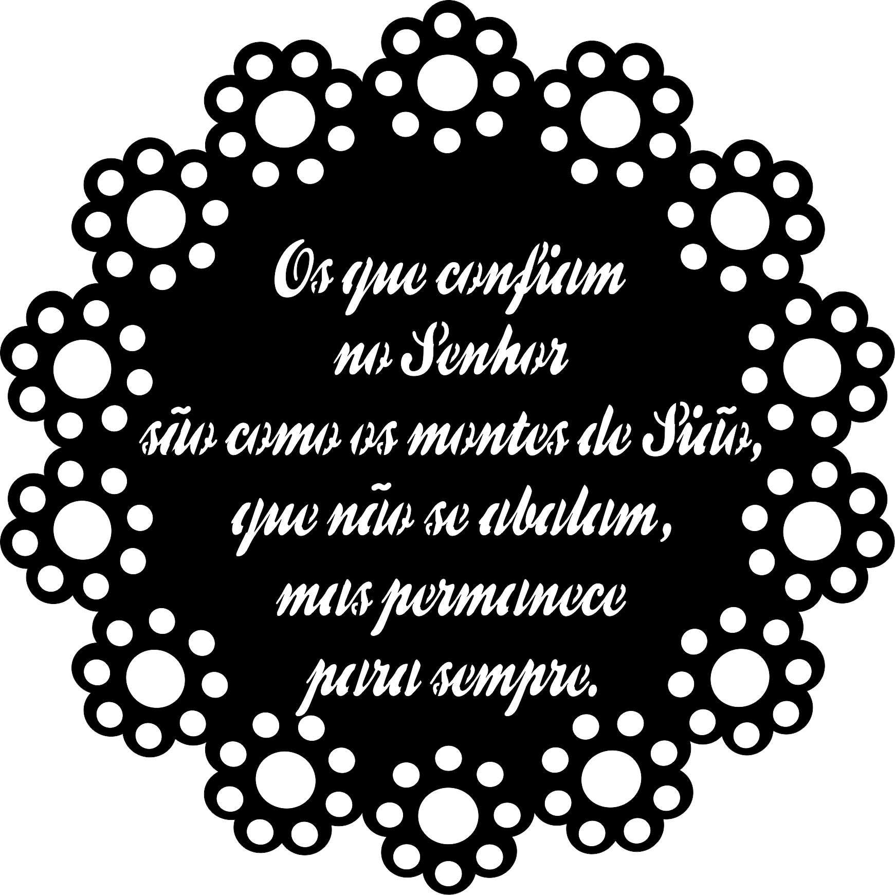 imagem do arquivo vetor para download Vetor decorativo Os que confiam no Senhor