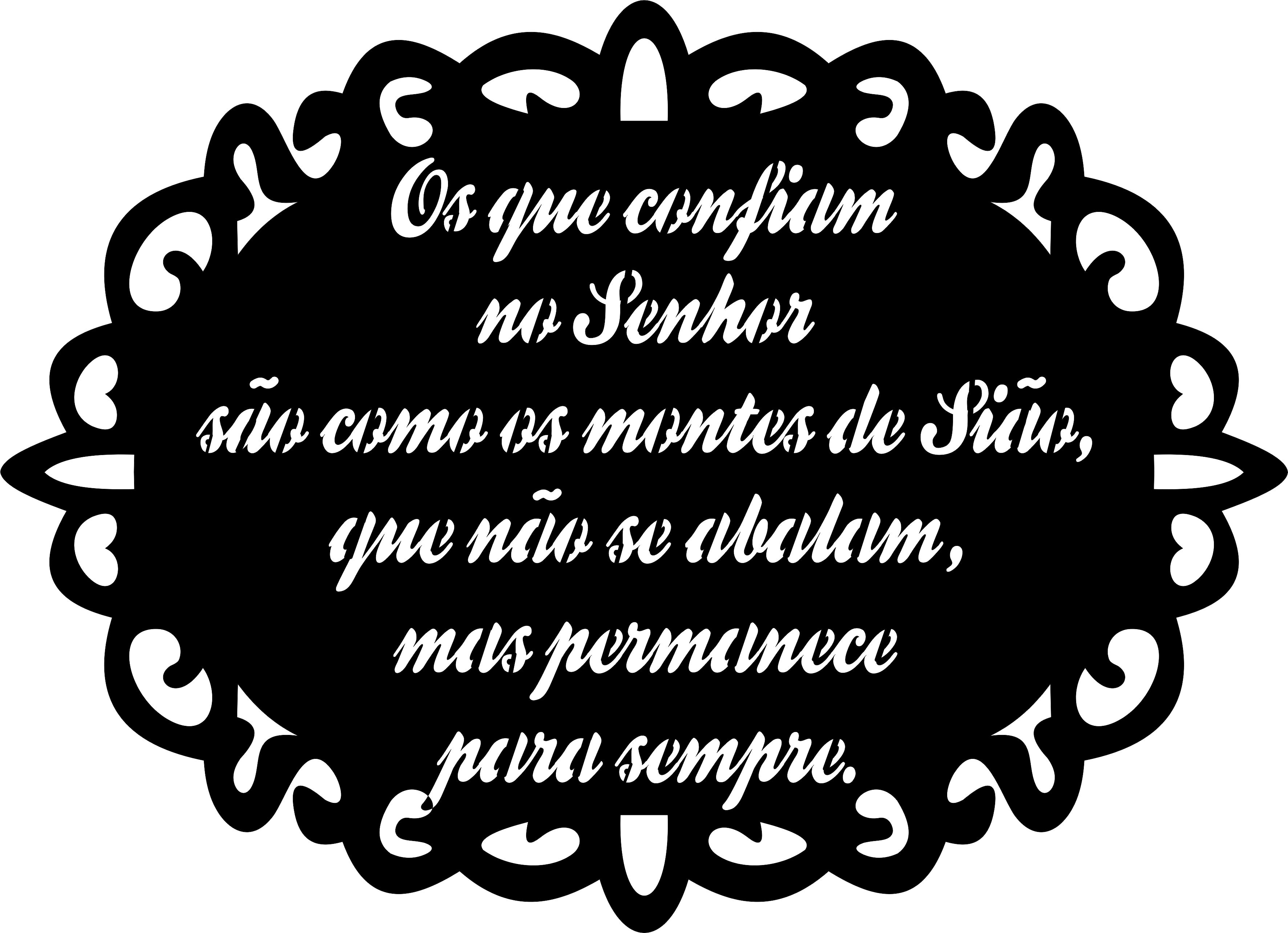 imagem do arquivo vetor para download Vetor decorativo Os que confiam no Senhor