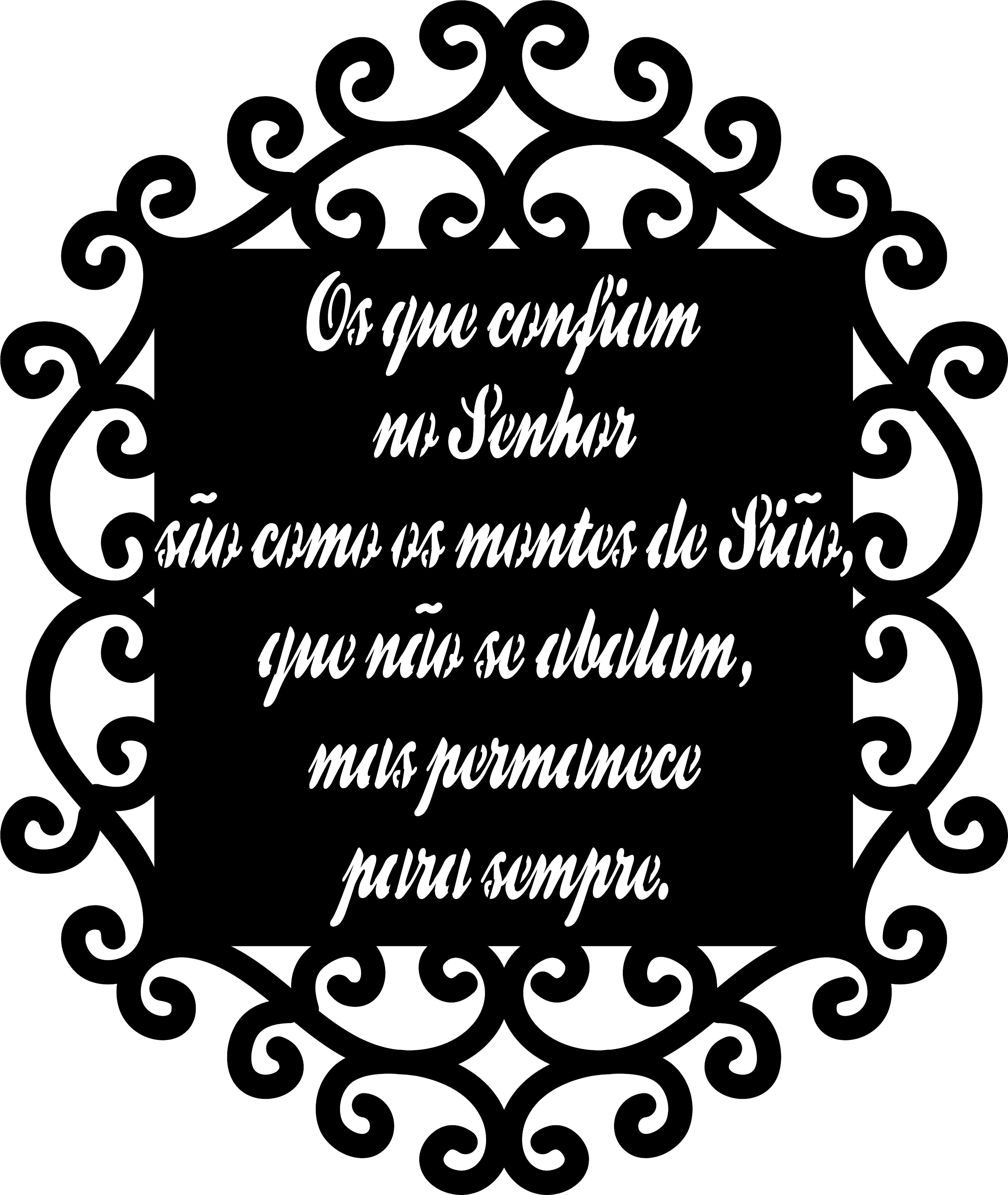 imagem do arquivo vetor para download Vetor decorativo Os que confiam no Senhor