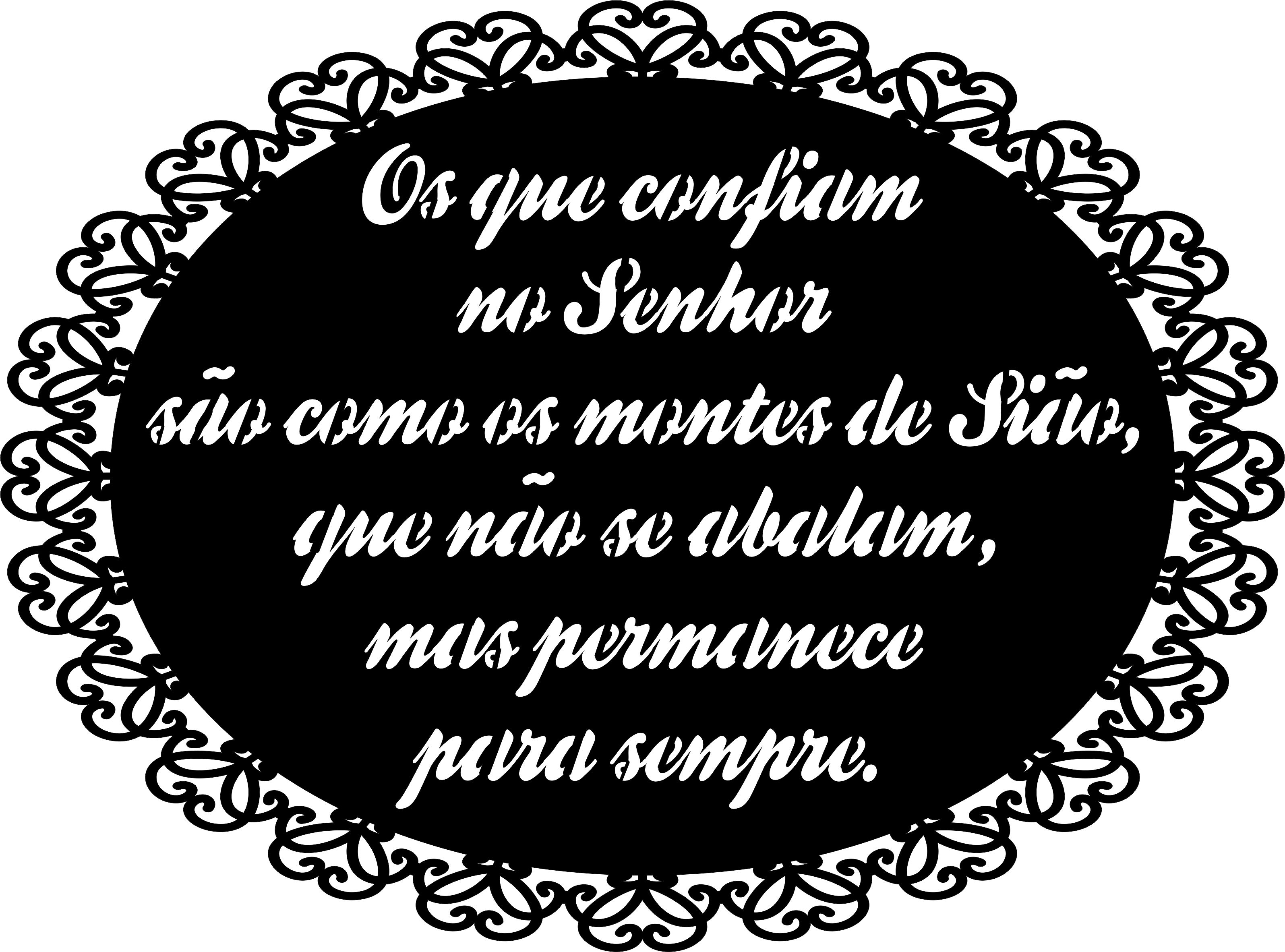 imagem do arquivo vetor para download Vetor decorativo Os que confiam no Senhor