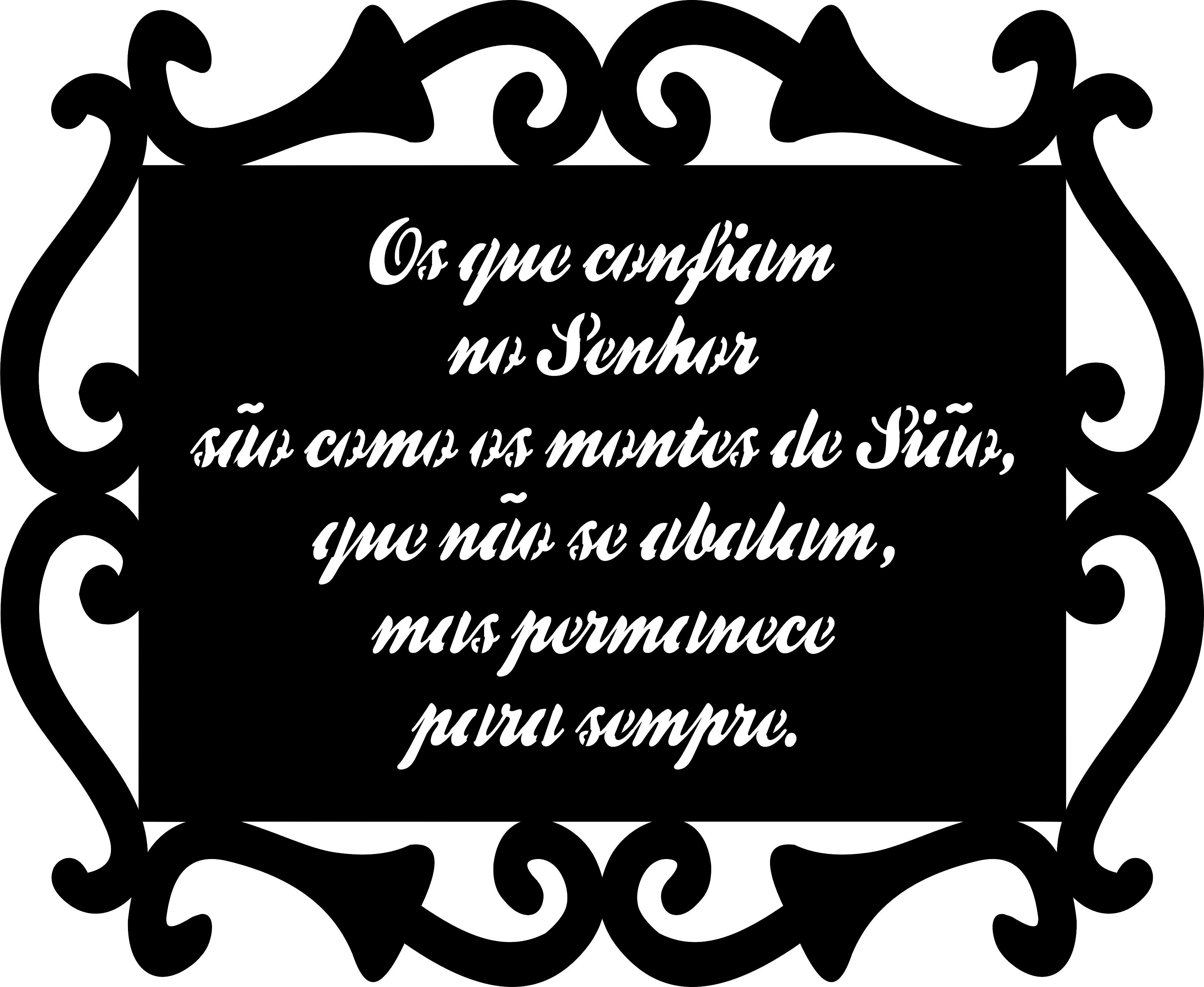 imagem do arquivo vetor para download Vetor decorativo Os que confiam no Senhor