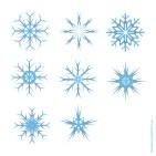 imagem do arquivo vetor para download Vetor flocos de neve