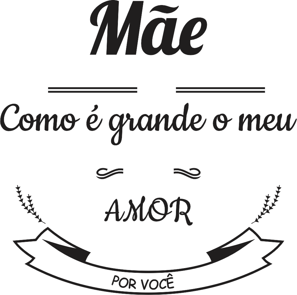 imagem do arquivo vetor para download Vetor frase dias das Mães