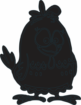 imagem do arquivo vetor para download Vetor galinha pitadinha 