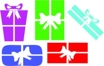 imagem do arquivo vetor para download Vetor natalino de presentes 