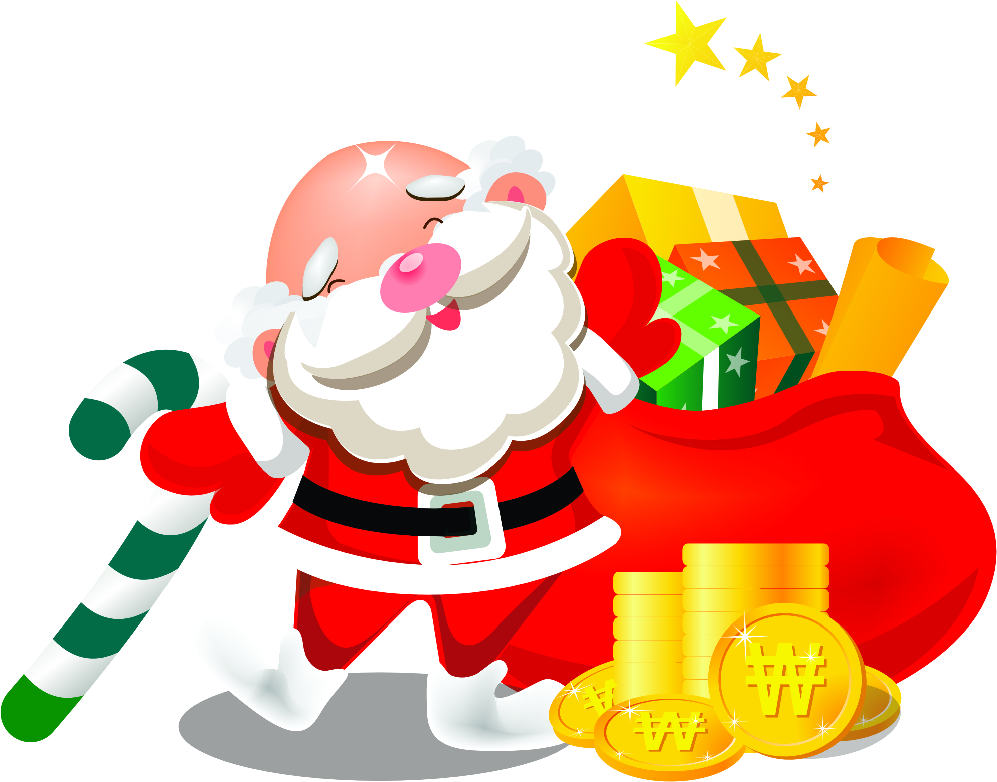 imagem do arquivo vetor para download Vetor natalino papai Noel