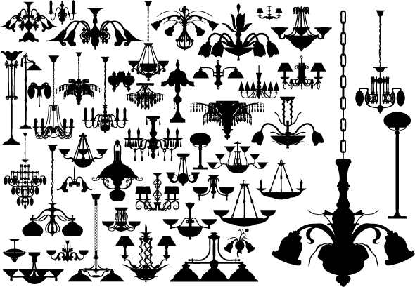 imagem do arquivo vetor para download Vetores de Candelabro