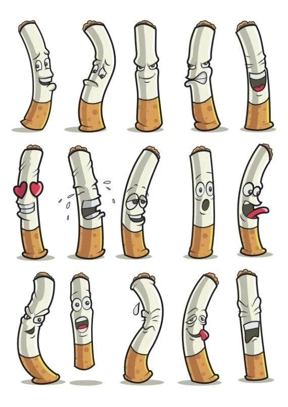 imagem do arquivo vetor para download Vetores de Cigarro para Camisetas 