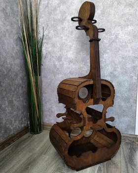 imagem do arquivo vetor para download Violino de madeira Frigobar