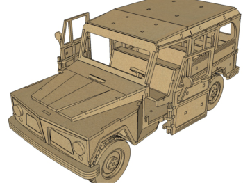 imagem do arquivo vetor para download Willys Furgão Rural