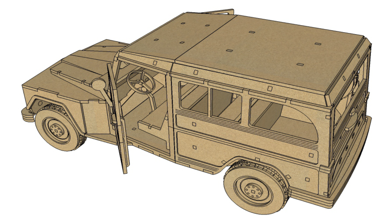 imagem do arquivo vetor para download Willys Furgão Rural