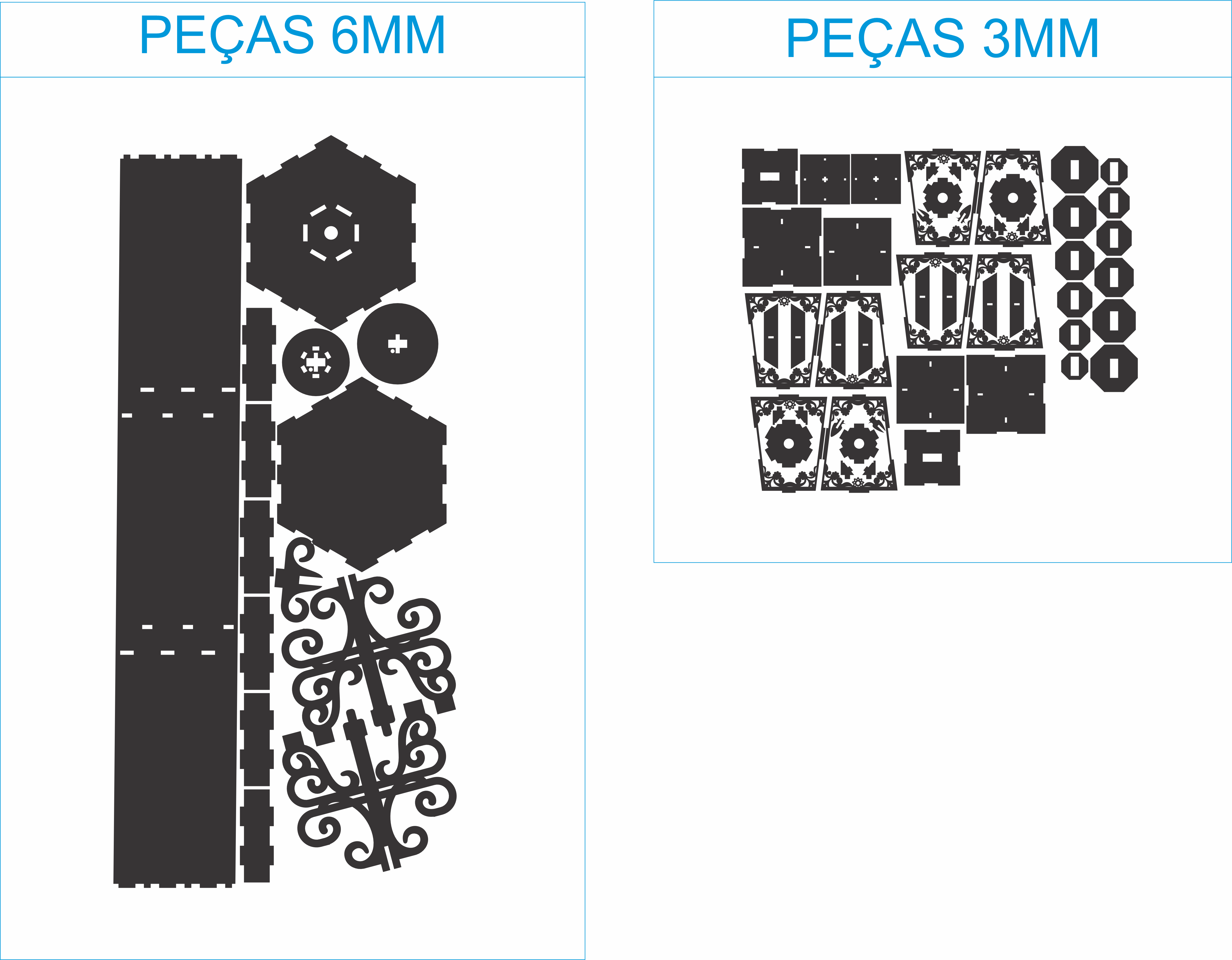 imagem do arquivo vetor para download LUMINARIA POSTE DUPLO