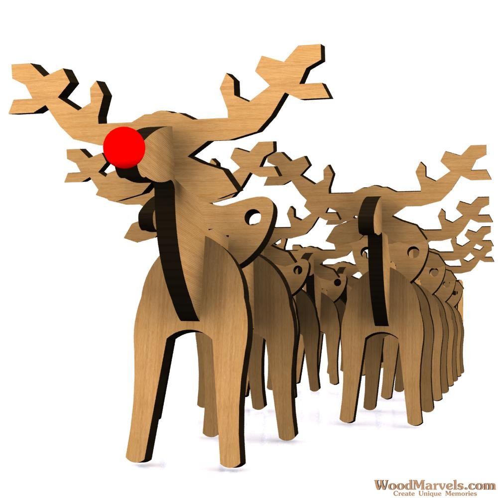 imagem do arquivo vetor para download  Treno natalino com renas