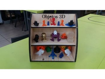 imagem do arquivo vetor para download Prateleira de objetos 3d