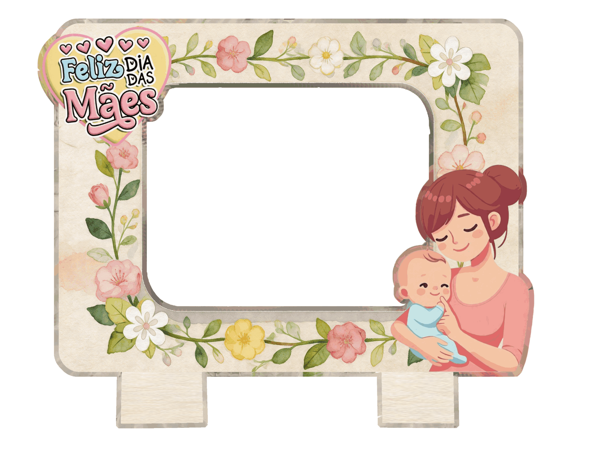 imagem do arquivo vetor para download Porta retrato dia das mães