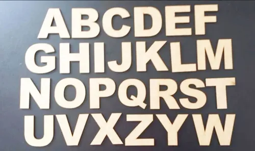 imagem do arquivo vetor para download kit alfabeto completo 5cm 