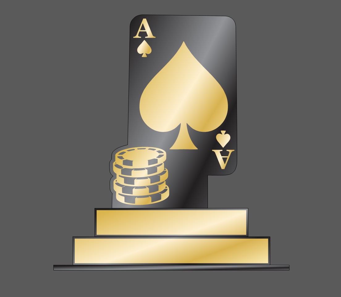 imagem do arquivo vetor para download Troféu Poker