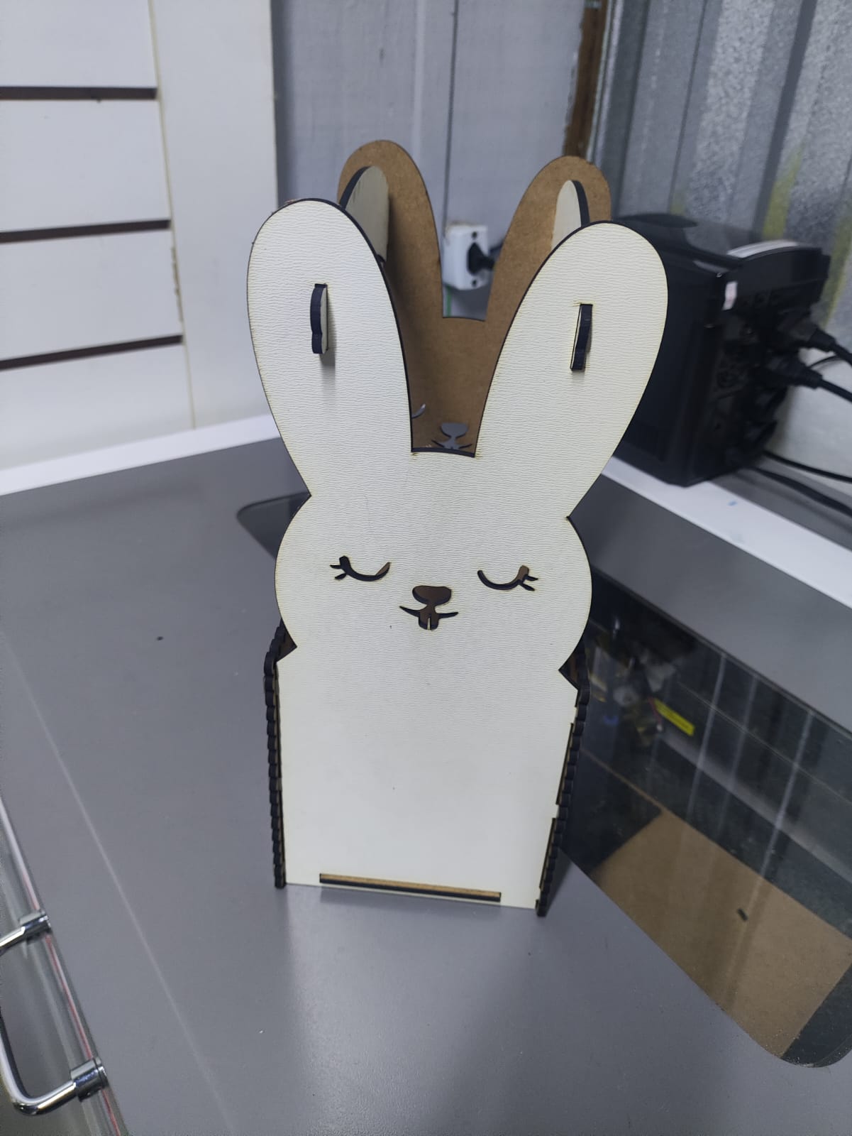 imagem do arquivo vetor para download cesta de pascoa mdf 3mm