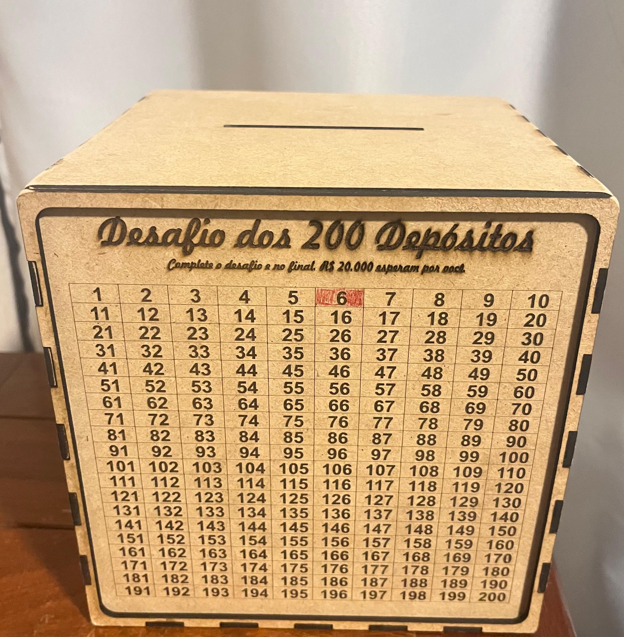 imagem do arquivo vetor para download Caixa Desafio 200 Depositos