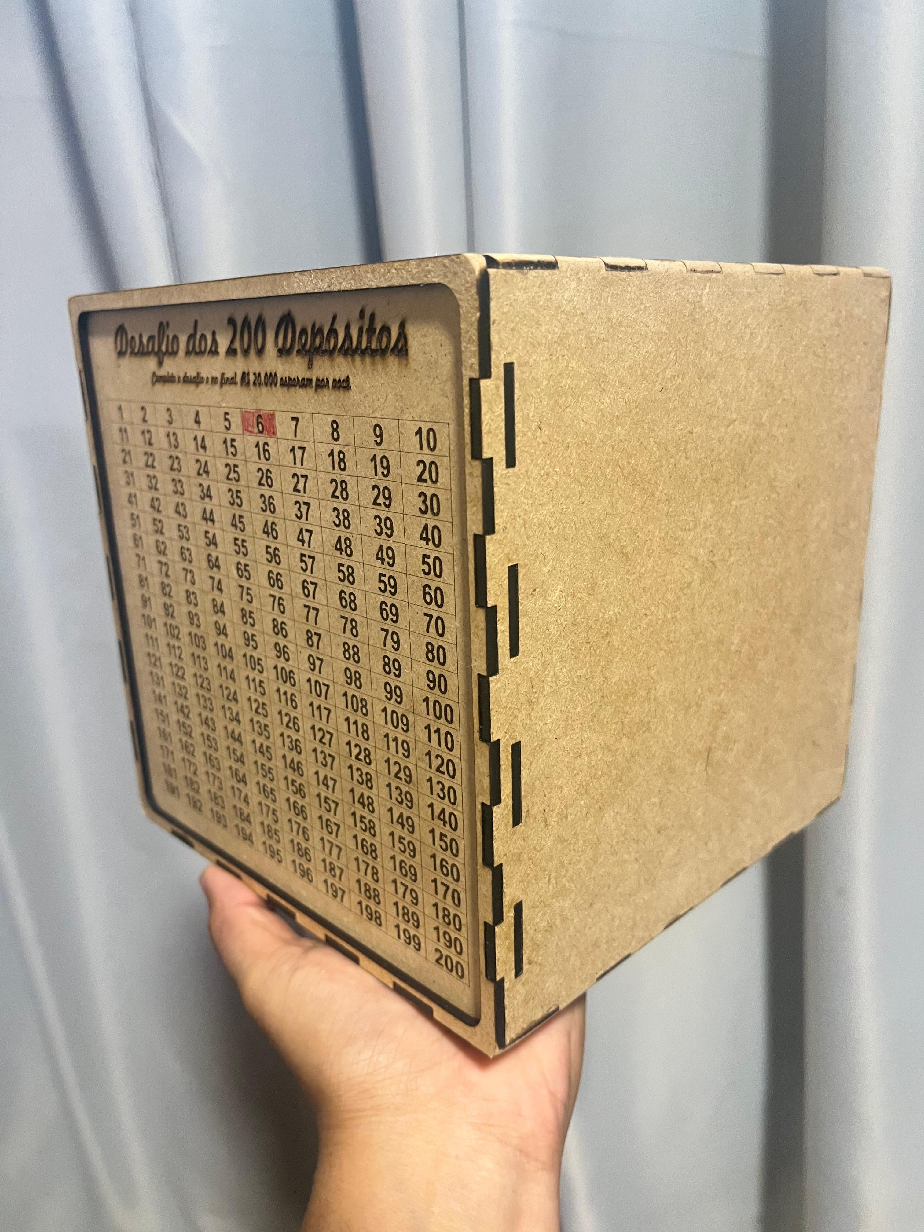 imagem do arquivo vetor para download Caixa Desafio 200 Depositos