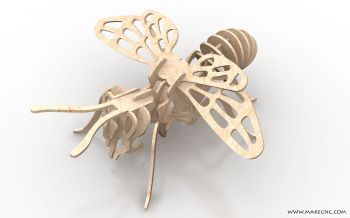 imagem do arquivo vetor para download Abelha 3d 