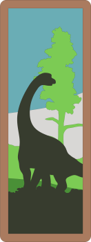 imagem do arquivo vetor para download Alfabeto em letras de dinossauros Letra: I