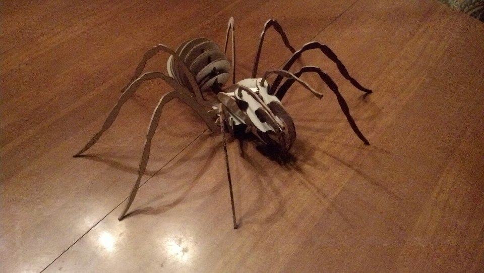 imagem do arquivo vetor para download Aranha 3D