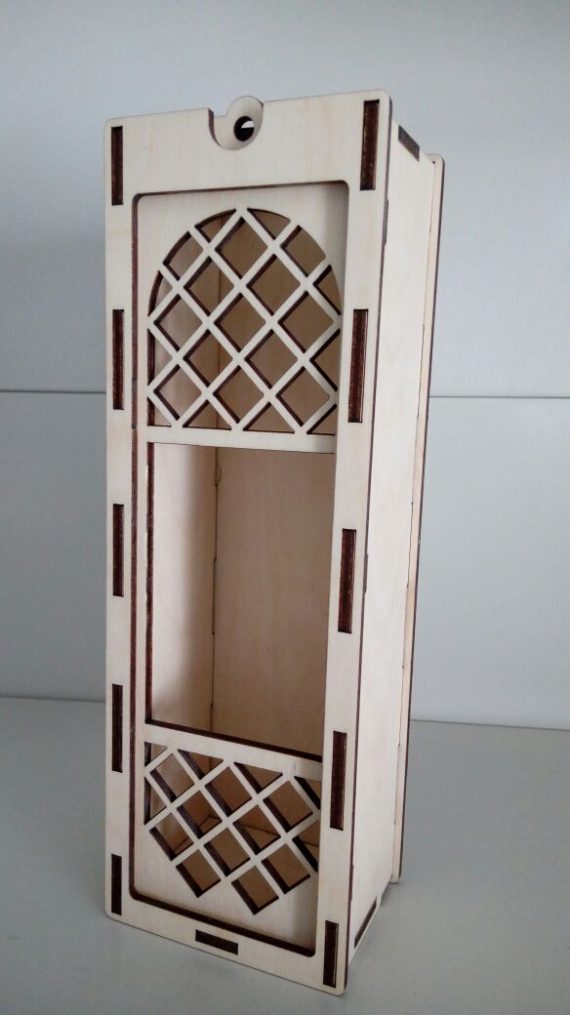 imagem do arquivo vetor para download Arquivo CNC para Corte em Madeira de Caixa