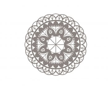 imagem do arquivo vetor para download Arte vetorial de mandala floral