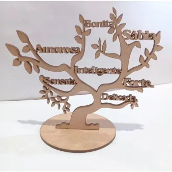 imagem do arquivo vetor para download Árvore Dia das Mulheres Madeira MDF