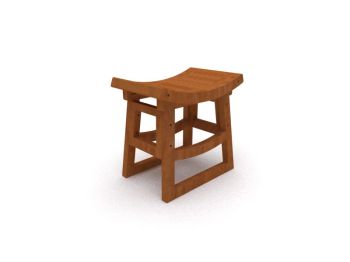 imagem do arquivo vetor para download Banqueta curvada