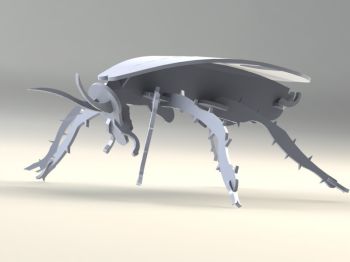 imagem do arquivo vetor para download Barata 3D