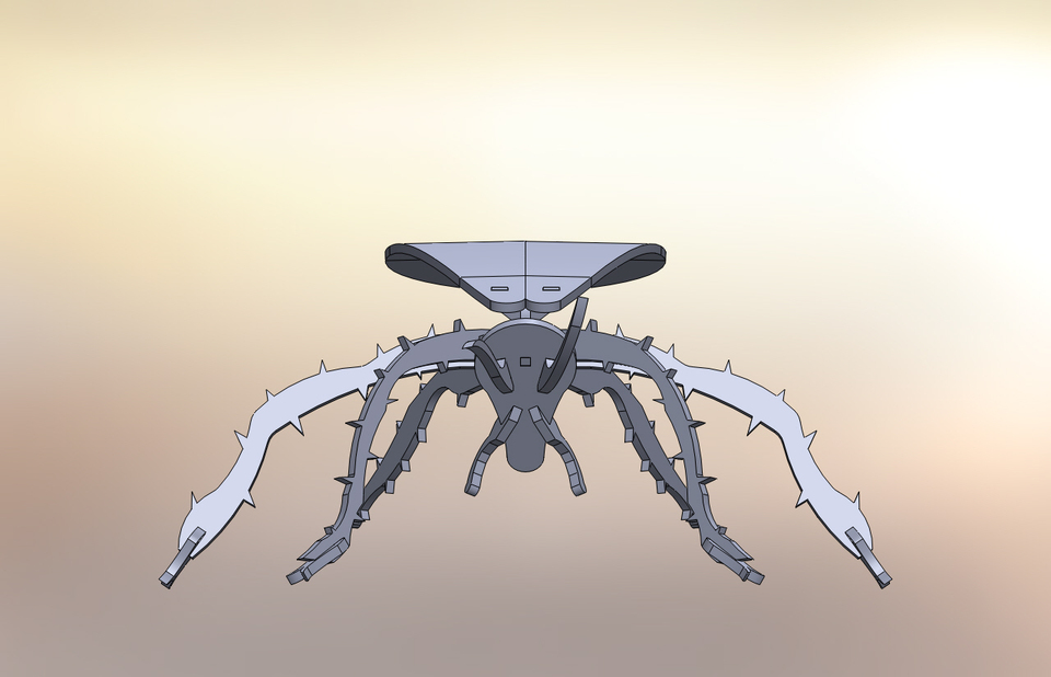 imagem do arquivo vetor para download Barata 3D