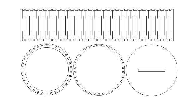 imagem do arquivo vetor para download Base de Lâmpada LED