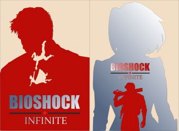 imagem do arquivo vetor para download Bioshock Infinite Elizabeth Poster Vetor