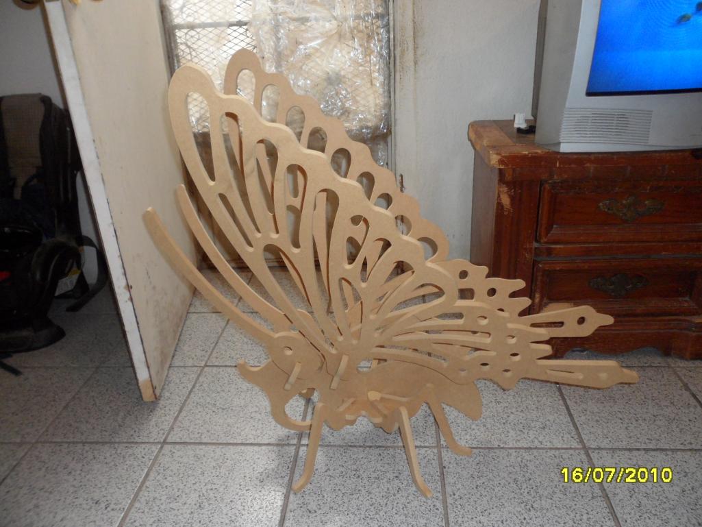 imagem do arquivo vetor para download Borboleta 3D