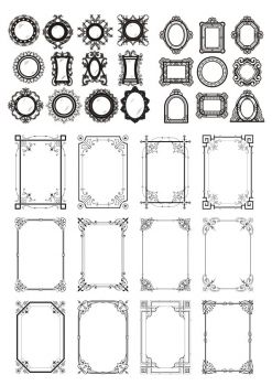 imagem do arquivo vetor para download Bordas e molduras
