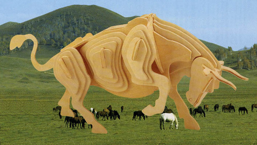 imagem do arquivo vetor para download Buffalo 3D