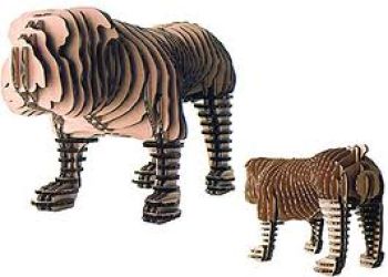 imagem do arquivo vetor para download Bulldog D Torso 3D