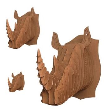 imagem do arquivo vetor para download Cabeca Rhino 3D