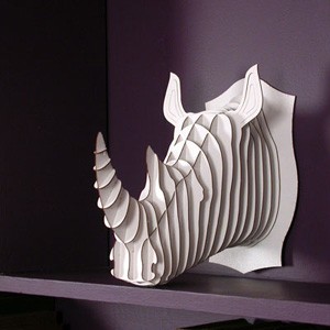 imagem do arquivo vetor para download Cabeca Rhino 3D