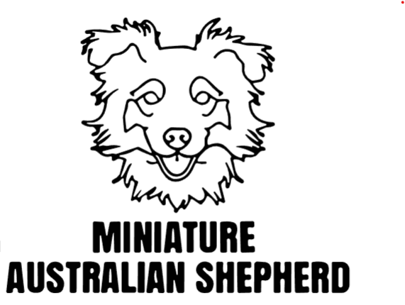 imagem do arquivo vetor para download Cabeça de cão Miniature Australian Shephero