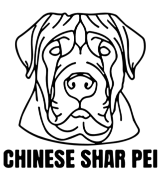 imagem do arquivo vetor para download Cabeça de cão em vetor Chinese Shar Pei