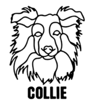 imagem do arquivo vetor para download Cabeça de cão em vetor Collie